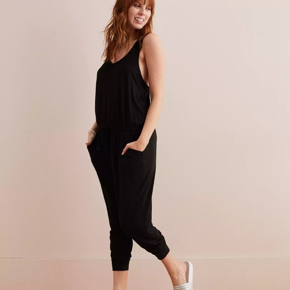 aerie Pants - NWT American Eagle Aerie Black Jumpsuit XS